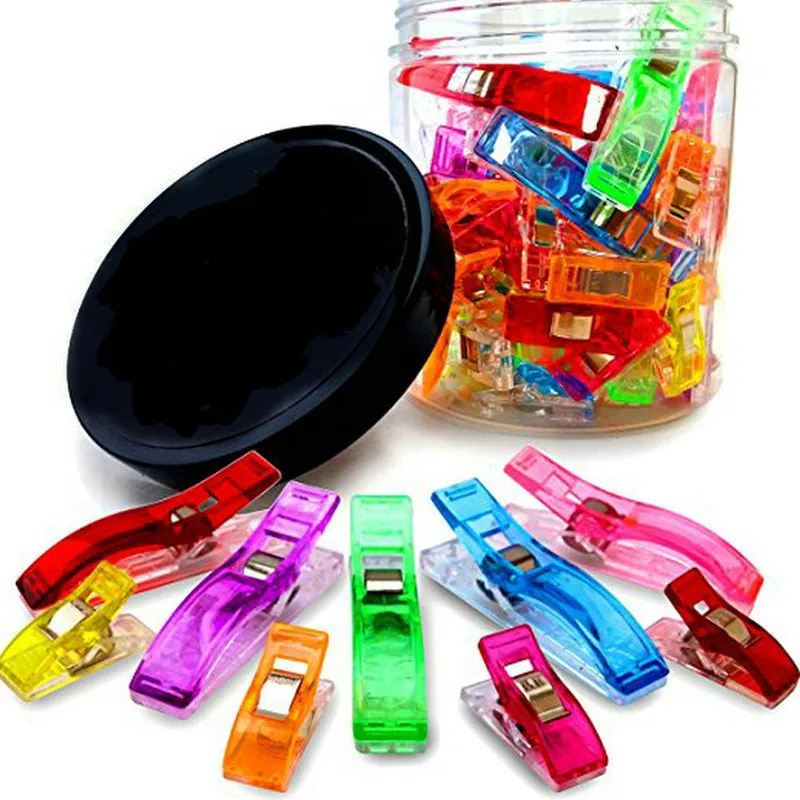 100 Piece Spring Plastic Clip / Quilt Tool / Patchwork Sewing Accessories 25 Large Clips 75 Small Clip Fabric Sewing Tools
100 Piece Spring Plastic Clip / Quilt Tool / Patchwork Sewing Accessories 25 Large Clips 75 Small Clip Fabric Sewing Tools