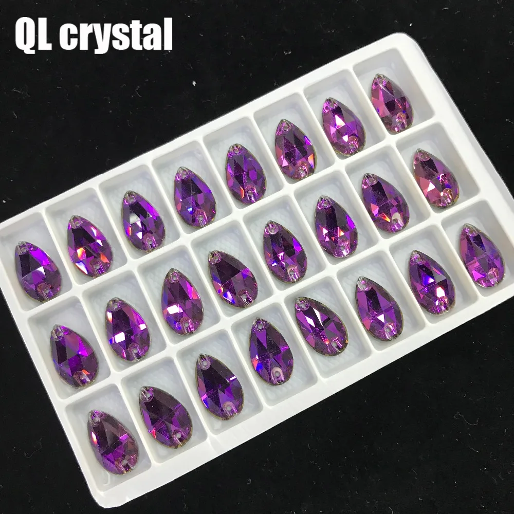 11x18mm K9 Teradrop Sew On Flatback Rhinestones Sewing Glass Crystal Sew-on Stone for Wedding Decoration DIY Clothes bags shoes
11x18mm K9 Teradrop Sew On Flatback Rhinestones Sewing Glass Crystal Sew-on Stone for Wedding Decoration DIY Clothes bags shoes