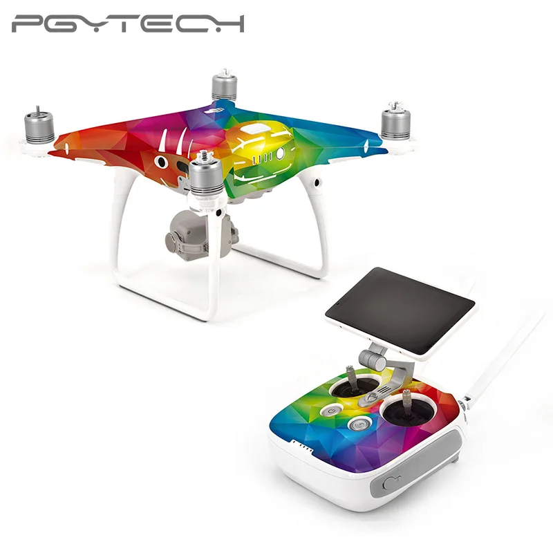 PGYTECH новый водонепроницаемый ПВХ RC стикер для дрона DJI Phantom 4 Pro наклейки БПЛА