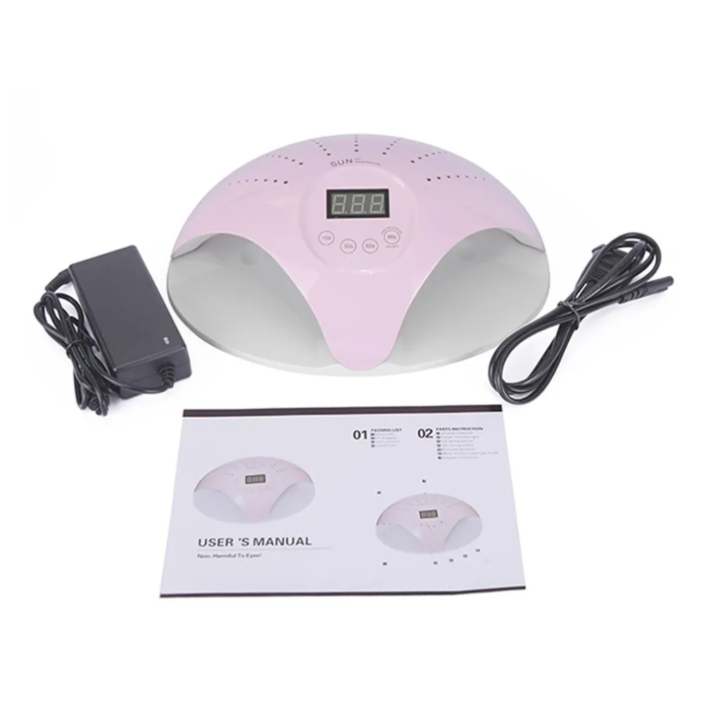 48W LED Nail Gel Curing Lamp Digital UV Light Nail Gel Polish Dryer Nail Art Equipment with Timer Nail Beauty Tool EU Plug
48W LED Nail Gel Curing Lamp Digital UV Light Nail Gel Polish Dryer Nail Art Equipment with Timer Nail Beauty Tool EU Plug
