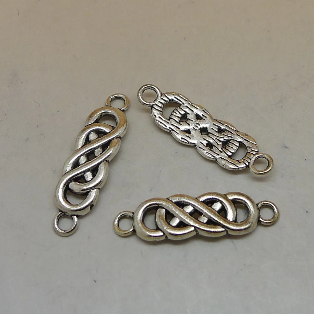 Free shipping Antique Silver Planted Filigree Bracelet Connector Dual 8-Word Infinity Jewelry 10Pcs Size 28*8mm
Free shipping Antique Silver Planted Filigree Bracelet Connector Dual 8-Word Infinity Jewelry 10Pcs Size 28*8mm