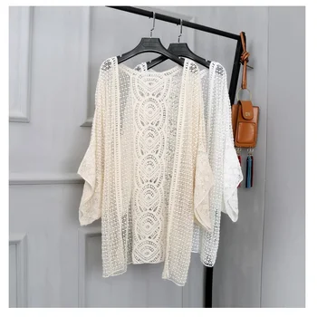 Europe New Sexy Women Tunic Swimsuit Bikinis Smock Cover Up Hollow out Cotton Blouse Pareo Beach Dress Swimwear Smock Sarongs
Europe New Sexy Women Tunic Swimsuit Bikinis Smock Cover Up Hollow out Cotton Blouse Pareo Beach Dress Swimwear Smock Sarongs