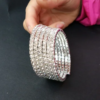 2017 Promotion Pulseira Masculina Pulseiras Rhinestone 6-row Spiral Bangle Bracelet Cuff/crossdresser/drag For Tdqueen Jewelry
2017 Promotion Pulseira Masculina Pulseiras Rhinestone 6-row Spiral Bangle Bracelet Cuff/crossdresser/drag For Tdqueen Jewelry