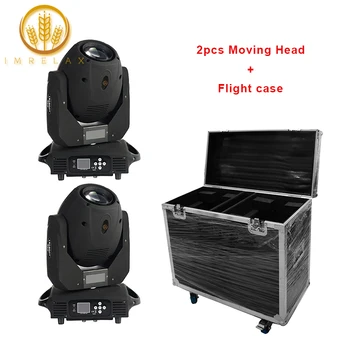 IMRELAX 2pcs New 150W LED Spot Moving Head Light With Flight Case Package 15 Channels DMX 150W Lyre LED Stage Disco Light
IMRELAX 2pcs New 150W LED Spot Moving Head Light With Flight Case Package 15 Channels DMX 150W Lyre LED Stage Disco Light