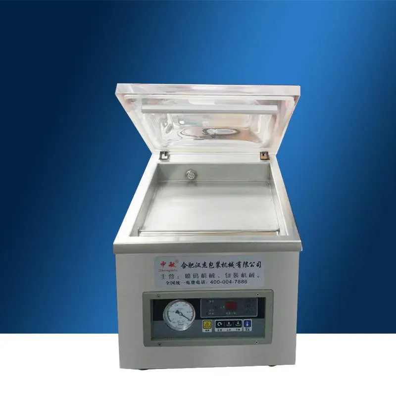 Commercial automatic full table food vacuum sealing packaging sealing machine for medium sensitive DZ-260 vacuum packaging machi 
Commercial automatic full table food vacuum sealing packaging sealing machine for medium sensitive DZ-260 vacuum packaging machi