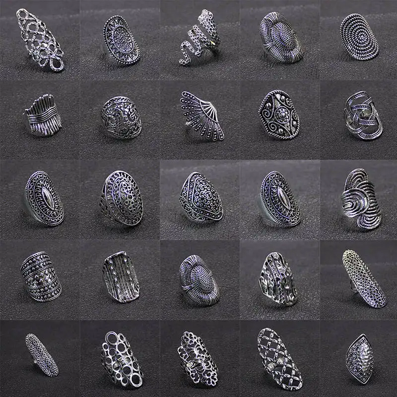 20 Pieces/lot Mix Metal Long Hollow Vintage Rings for Women Zine Alloy Elegant Bohemian Couple Rings Engagement Ring Jewelry
20 Pieces/lot Mix Metal Long Hollow Vintage Rings for Women Zine Alloy Elegant Bohemian Couple Rings Engagement Ring Jewelry