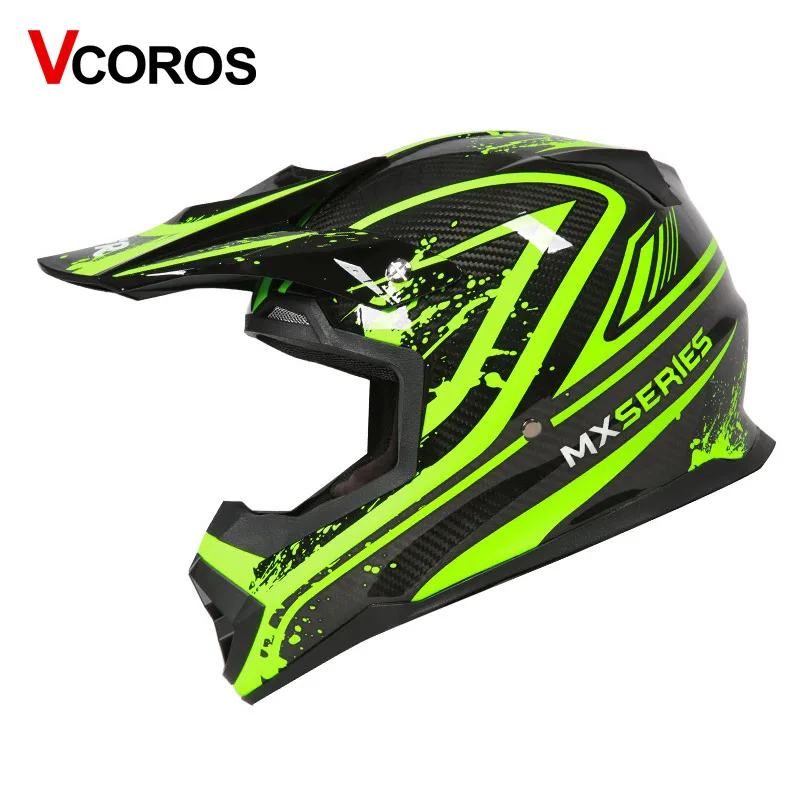 VCOROS carbon fiber Off Road Motorcycle helmet racing motocross motorbike helmet ATV Moto Helmets ECE approved size M L XL XXL
VCOROS carbon fiber Off Road Motorcycle helmet racing motocross motorbike helmet ATV Moto Helmets ECE approved size M L XL XXL
