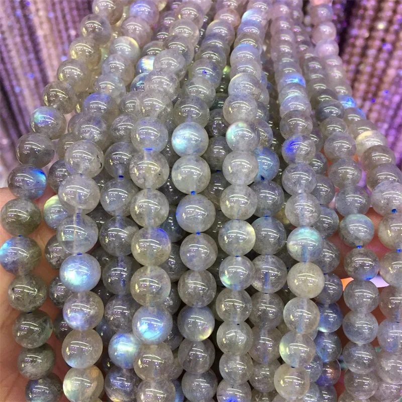 Clear AAA Blue Shinning Round Gem Stone Labradorite Moonstone Spacer Beads 3/4/5/6/8mm DIY Jewelry Necklace Making Supplies Gift
Clear AAA Blue Shinning Round Gem Stone Labradorite Moonstone Spacer Beads 3/4/5/6/8mm DIY Jewelry Necklace Making Supplies Gift