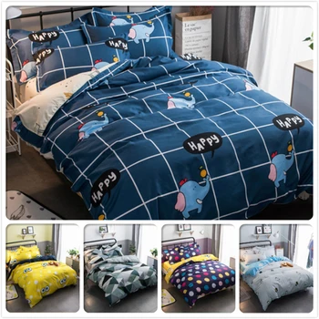 Blue Cute Animal Pattern Kids Soft Cotton Bedding Set 3pcs/4pcs 1.2m 1.35m 1.5m 1.8m 2.0m 2.2m Bed Linens Single Queen King Size 
Blue Cute Animal Pattern Kids Soft Cotton Bedding Set 3pcs/4pcs 1.2m 1.35m 1.5m 1.8m 2.0m 2.2m Bed Linens Single Queen King Size
