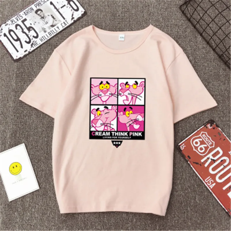 High Quality T shirt Woman Cute Cartoon leopard Short Sleeve O Neck Women Tops Casual girls T shirt Loose T-shirt Femme
High Quality T shirt Woman Cute Cartoon leopard Short Sleeve O Neck Women Tops Casual girls T shirt Loose T-shirt Femme