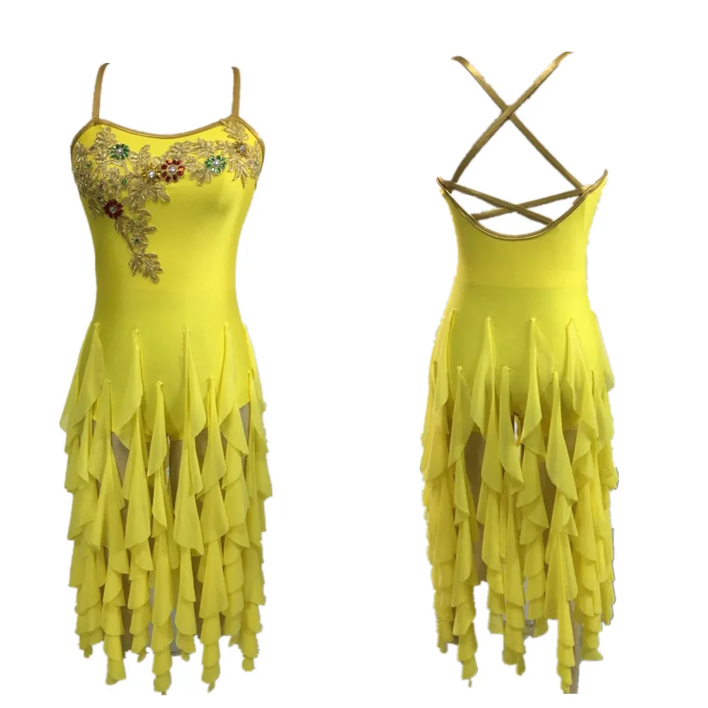2015 New Style Modern Latin Dance Dress Ballroom Dress Salsa Dresses Discount Dancewear Women Sexy Night Club Dress Costume
2015 New Style Modern Latin Dance Dress Ballroom Dress Salsa Dresses Discount Dancewear Women Sexy Night Club Dress Costume