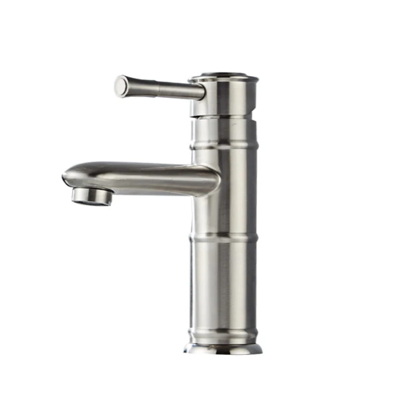304 stainless steel single cold wrench basin faucet kitchen bathroom faucet new single hole slub wash basin
304 stainless steel single cold wrench basin faucet kitchen bathroom faucet new single hole slub wash basin