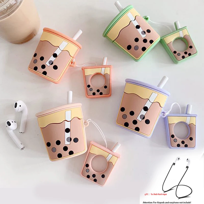 For AirPods Case Cute Milk Tea Pattern Protective Cover For iPhone 7 Bluetooth Wireless Earphone Case For Airpods 2 Accessories
For AirPods Case Cute Milk Tea Pattern Protective Cover For iPhone 7 Bluetooth Wireless Earphone Case For Airpods 2 Accessories