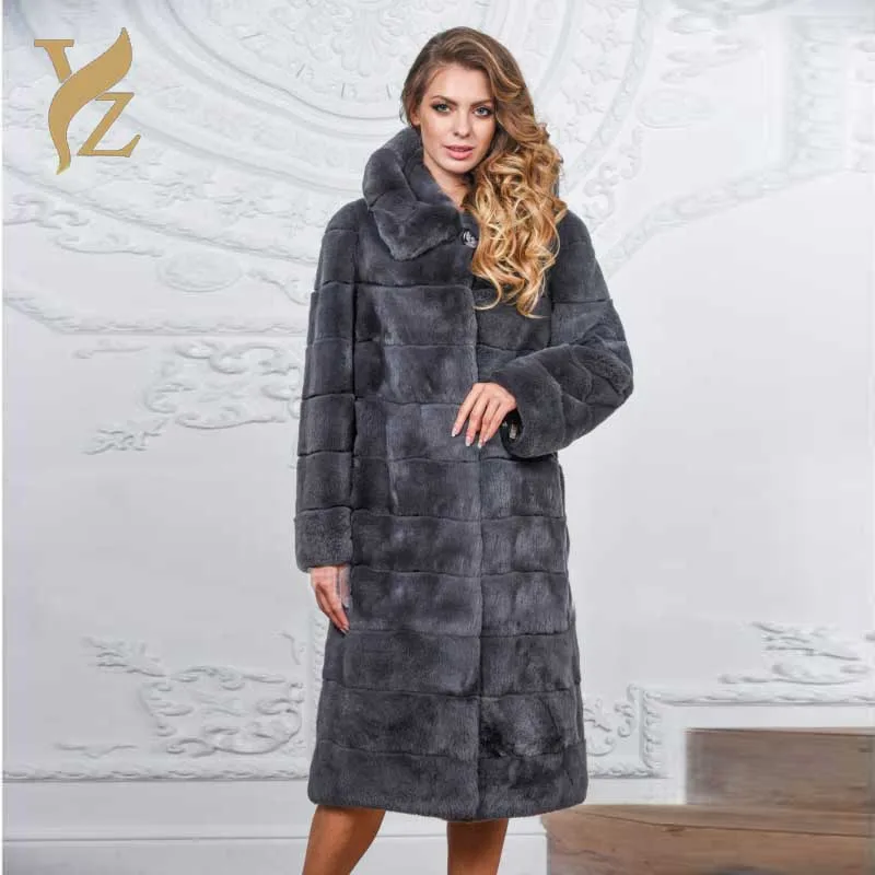 110cm X-long Real Fur Coats For Women Winter Clothes Hooded Jacket From Nature Rex Rabbit Furs Plus Size Furry Coat Fashion Tops
110cm X-long Real Fur Coats For Women Winter Clothes Hooded Jacket From Nature Rex Rabbit Furs Plus Size Furry Coat Fashion Tops