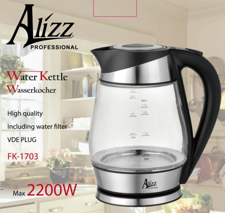 High borosilicate glass electric kettle whistling smart water kettles boiling heater boiler bottom thermal kettle water cooker
High borosilicate glass electric kettle whistling smart water kettles boiling heater boiler bottom thermal kettle water cooker