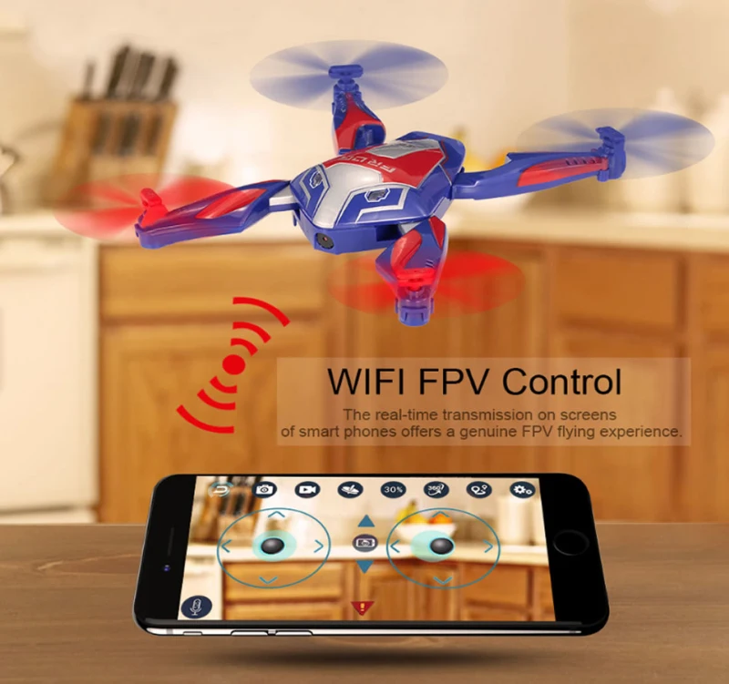 2018 New Optical Flow Racing RC Quadcopter 2.4G Folding Dual Control Frog Remote Control WIFI FPV Racing RC Drone With HD Camera
2018 New Optical Flow Racing RC Quadcopter 2.4G Folding Dual Control Frog Remote Control WIFI FPV Racing RC Drone With HD Camera