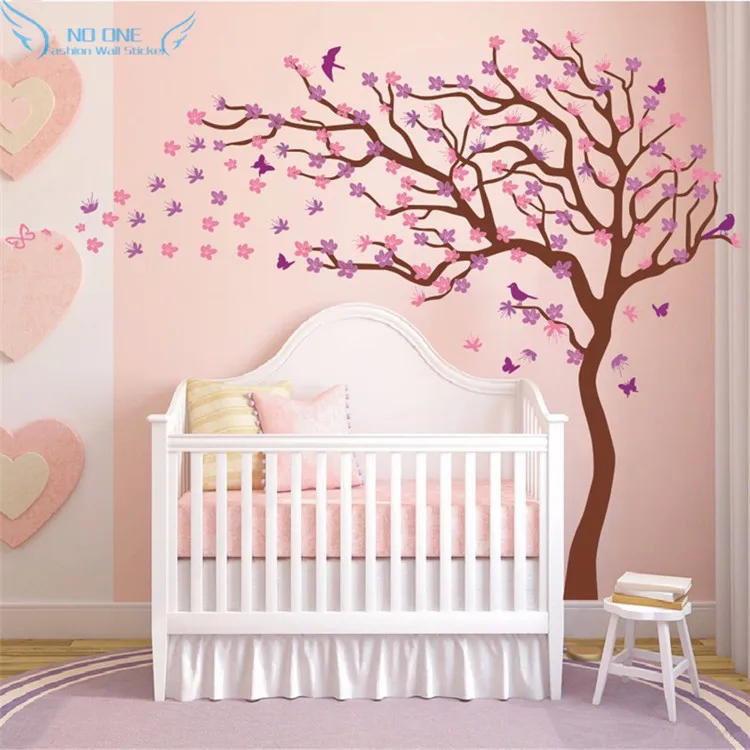 Nursery Tree Wall Art Decor - Birds & Flowers & Butterflies Wall Sticker Home Decoration - Kids Bedroom Wall Decals
Nursery Tree Wall Art Decor - Birds & Flowers & Butterflies Wall Sticker Home Decoration - Kids Bedroom Wall Decals