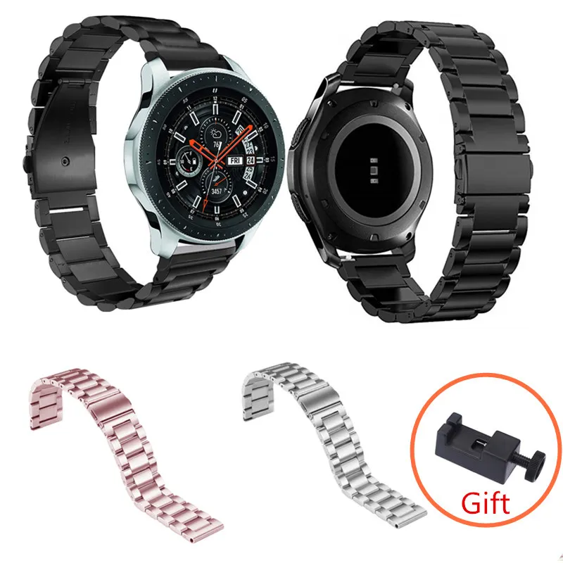Stainless steel Replacement Wristband for Original Samsung Galaxy Watch 46mm 42mm band strap bracelet smart watch
Stainless steel Replacement Wristband for Original Samsung Galaxy Watch 46mm 42mm band strap bracelet smart watch