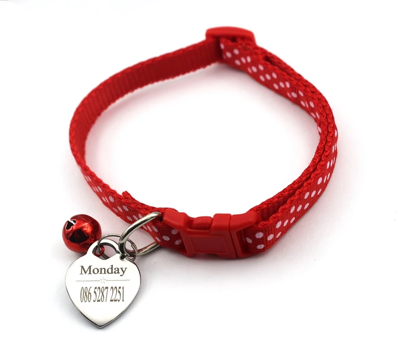 Personalized Dog Chihuahua Puppy Cat Collar with ID Tag Nylon Adjustable Engraved ID Dog Collars for Small Mini Pet Dog Cat
Personalized Dog Chihuahua Puppy Cat Collar with ID Tag Nylon Adjustable Engraved ID Dog Collars for Small Mini Pet Dog Cat