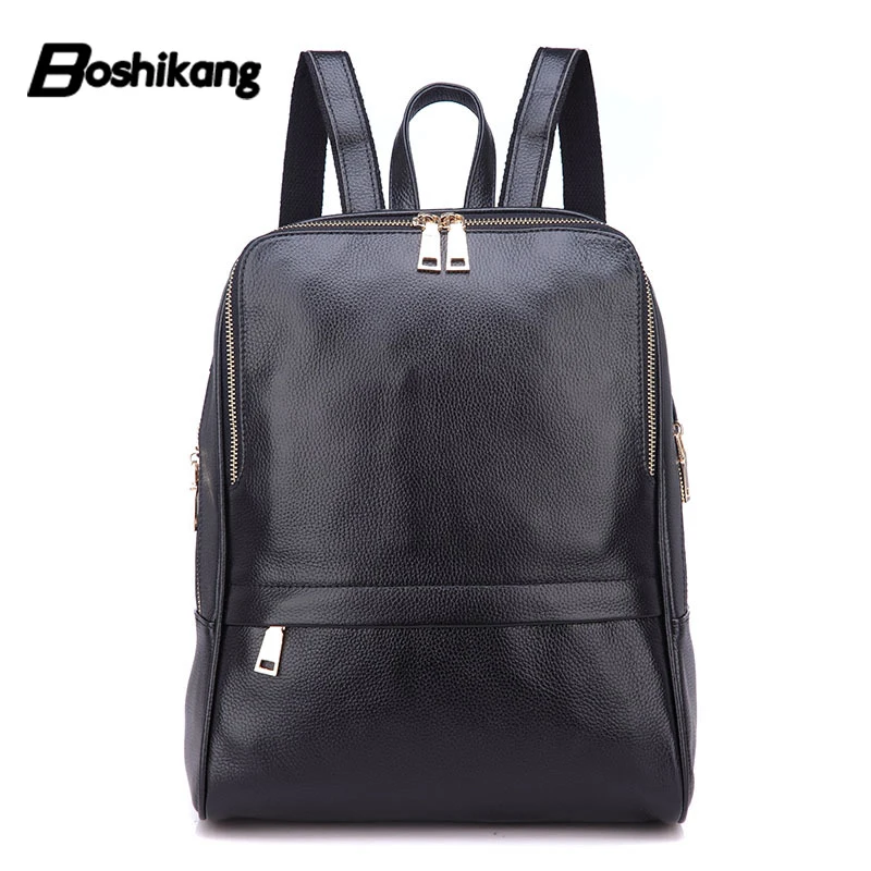 Boshikang Women Backpack 100% Genuine Leather Ladies Travel Bags Preppy Style Schoolbags For Girls Holiday Backpacks Student
Boshikang Women Backpack 100% Genuine Leather Ladies Travel Bags Preppy Style Schoolbags For Girls Holiday Backpacks Student