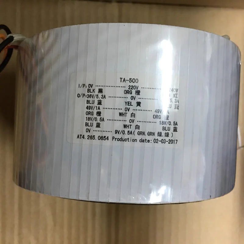 500W ring type transformer Double 36V+ double 49+ double 18V+9V ring cattle power transformer Copper wire winding
500W ring type transformer Double 36V+ double 49+ double 18V+9V ring cattle power transformer Copper wire winding