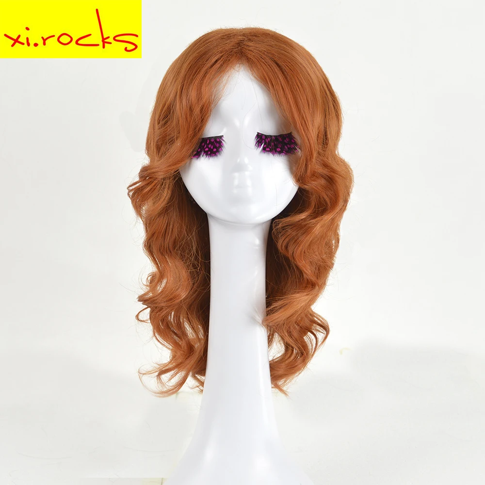 3062 Full Synthetic Wig Medium Length Brown Wigs Heat Resistant Fiber Cosplay Curly Hair for Women Girl Halloween Party Xi.rocks
3062 Full Synthetic Wig Medium Length Brown Wigs Heat Resistant Fiber Cosplay Curly Hair for Women Girl Halloween Party Xi.rocks