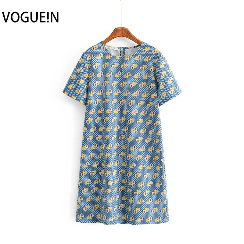 VOGUEIN New Womens Summer Hearts Print Short Sleeve O-Neck Casual Blue Mini Dress Wholesale
VOGUEIN New Womens Summer Hearts Print Short Sleeve O-Neck Casual Blue Mini Dress Wholesale