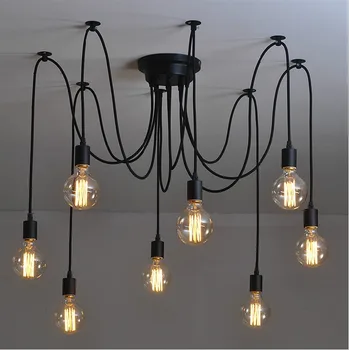 8 Lights Lamps DIY RH Designer Loft American Country Industrial Warehouse Edison Vintage Ceiling Lamps for Home Indoor Lighting
8 Lights Lamps DIY RH Designer Loft American Country Industrial Warehouse Edison Vintage Ceiling Lamps for Home Indoor Lighting
