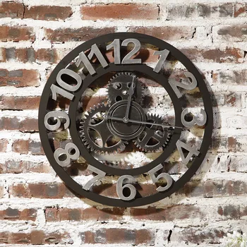 Industrial Gear Clock Wind Wall Mural Wall Decoration Wall Metal Art Clock Home Furnishing Bar Clock Retro Personality
Industrial Gear Clock Wind Wall Mural Wall Decoration Wall Metal Art Clock Home Furnishing Bar Clock Retro Personality