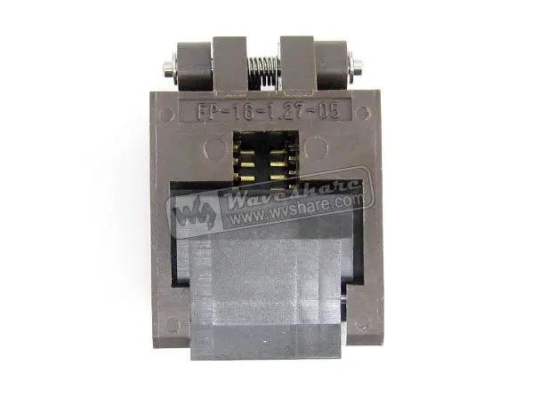 SOP16 SO16 SOIC16 FP-16-1.27-05 Enplas IC Test Burn-In Socket Programming Adapter 3.9mm Width 1.27mm Pitch
SOP16 SO16 SOIC16 FP-16-1.27-05 Enplas IC Test Burn-In Socket Programming Adapter 3.9mm Width 1.27mm Pitch