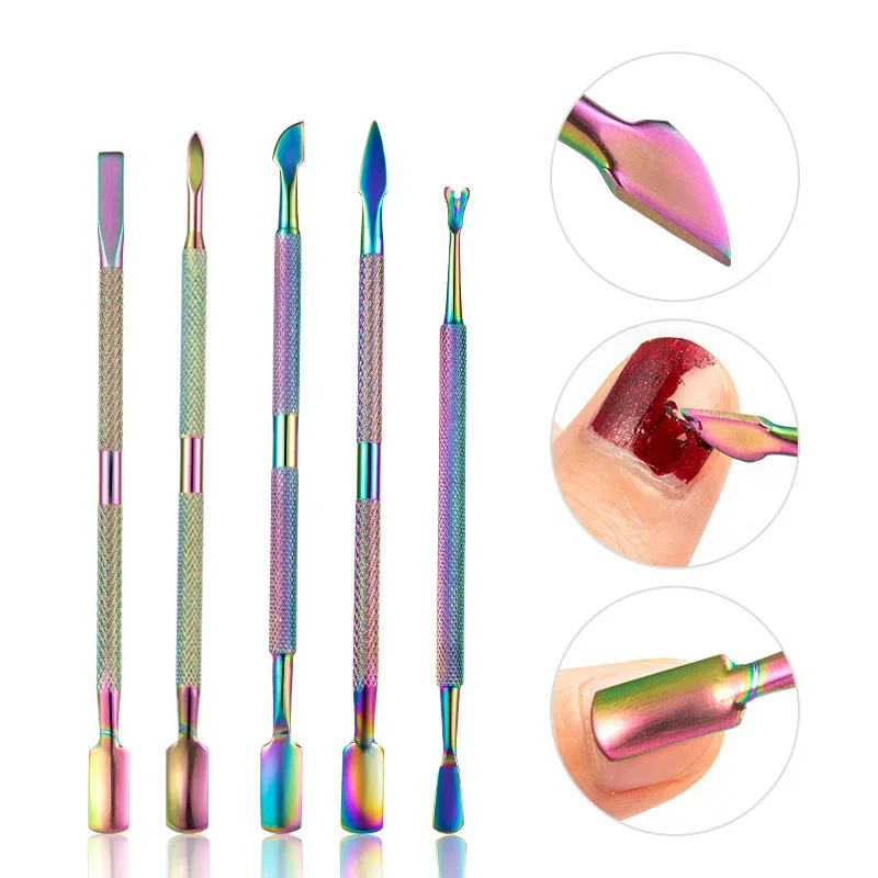 13Pcs/set Rainbow Titanium Pusher Nipper Nail Cuticle Clipper Stainless Steel Dead Skin Remover Scissors Manicure Nail Care Tool
13Pcs/set Rainbow Titanium Pusher Nipper Nail Cuticle Clipper Stainless Steel Dead Skin Remover Scissors Manicure Nail Care Tool