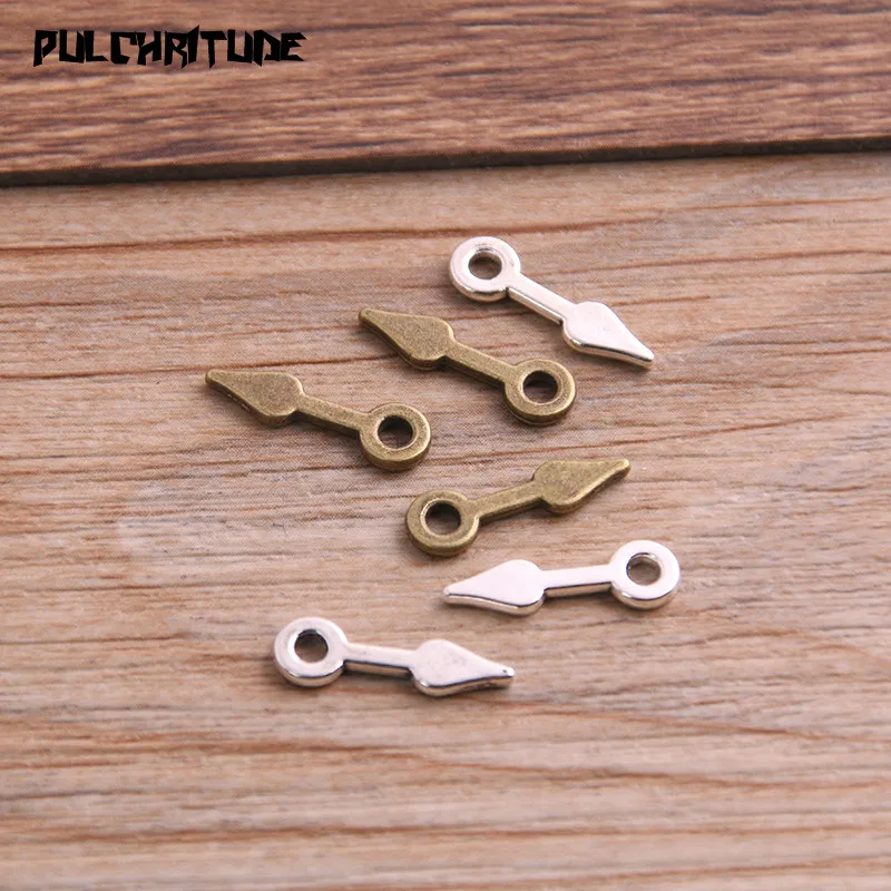 PULCHRITUDE 60PCS 5*16mm Two Color Vintage Metal Zinc Alloy Steampunk Pointer Charms Fit Jewelry Pendant Charms Makings P6653
PULCHRITUDE 60PCS 5*16mm Two Color Vintage Metal Zinc Alloy Steampunk Pointer Charms Fit Jewelry Pendant Charms Makings P6653
