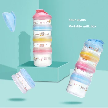Cartoon Pattern Baby Formula Milk Storage Box Portable outing Food Snacks Container Four Layer big capacity
Cartoon Pattern Baby Formula Milk Storage Box Portable outing Food Snacks Container Four Layer big capacity