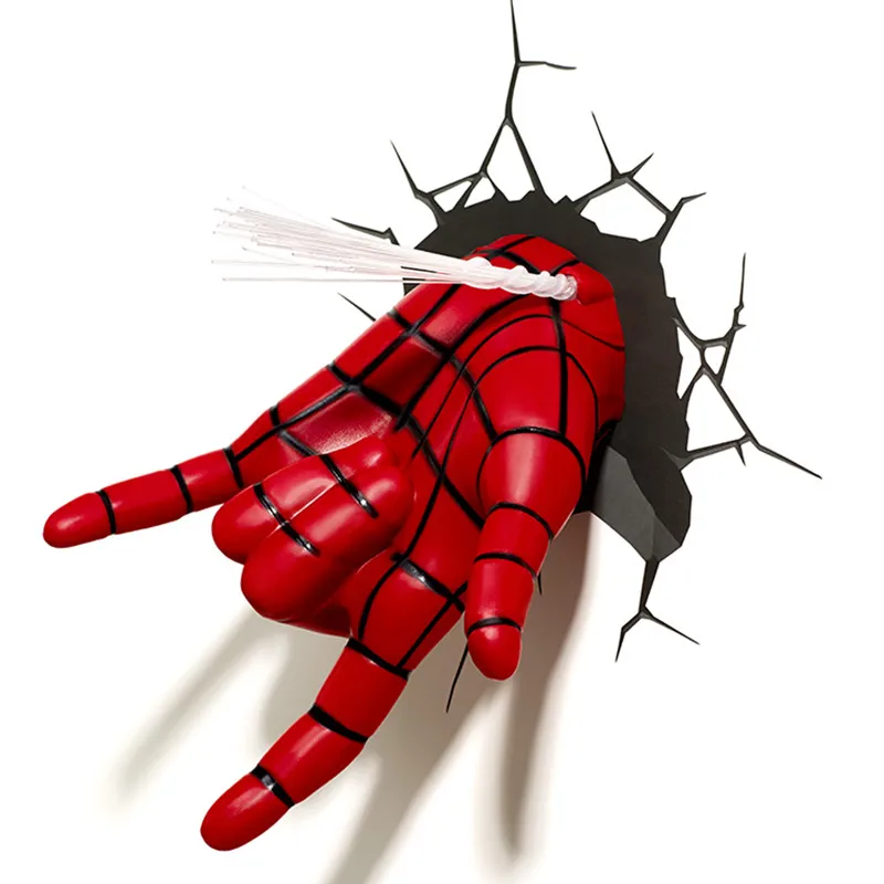 Creative-Avengers-Alliance-Spiderman-Shape-3D-Night-Lights-LED-Wall-Lamps-for-Bedroom-Decorative-Lights-Kid