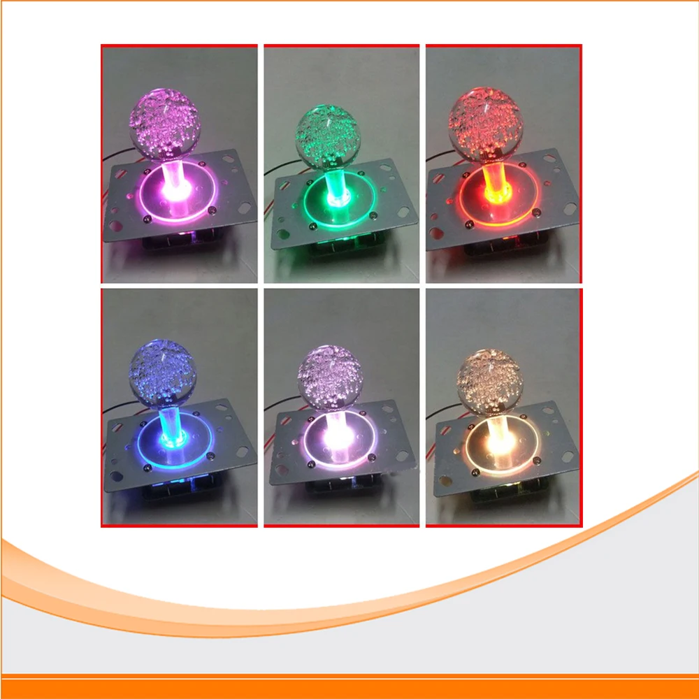 Hot Sales High Quality Coin Operated Game Machine Parts Accessory Colorful LED Glitter Lighted Illuminated Joystick Arcade Stick 
Hot Sales High Quality Coin Operated Game Machine Parts Accessory Colorful LED Glitter Lighted Illuminated Joystick Arcade Stick