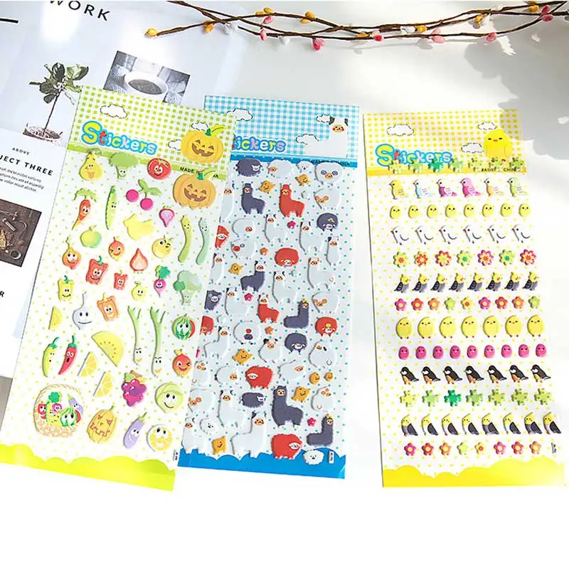 6 Sheets Different DIY 3D Cute Cartoon Stickers Toys Cartoon Animals Pegatinas Toys For Children On Scrapbook Phone Laptop Gifts
6 Sheets Different DIY 3D Cute Cartoon Stickers Toys Cartoon Animals Pegatinas Toys For Children On Scrapbook Phone Laptop Gifts