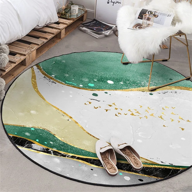 Home Nordic Modern Round Carpet Rug Green Marble Living Room Sofa Coffee Table Bedside Rugs Bedroom Tatami Chair Floor Mat dywan
Home Nordic Modern Round Carpet Rug Green Marble Living Room Sofa Coffee Table Bedside Rugs Bedroom Tatami Chair Floor Mat dywan