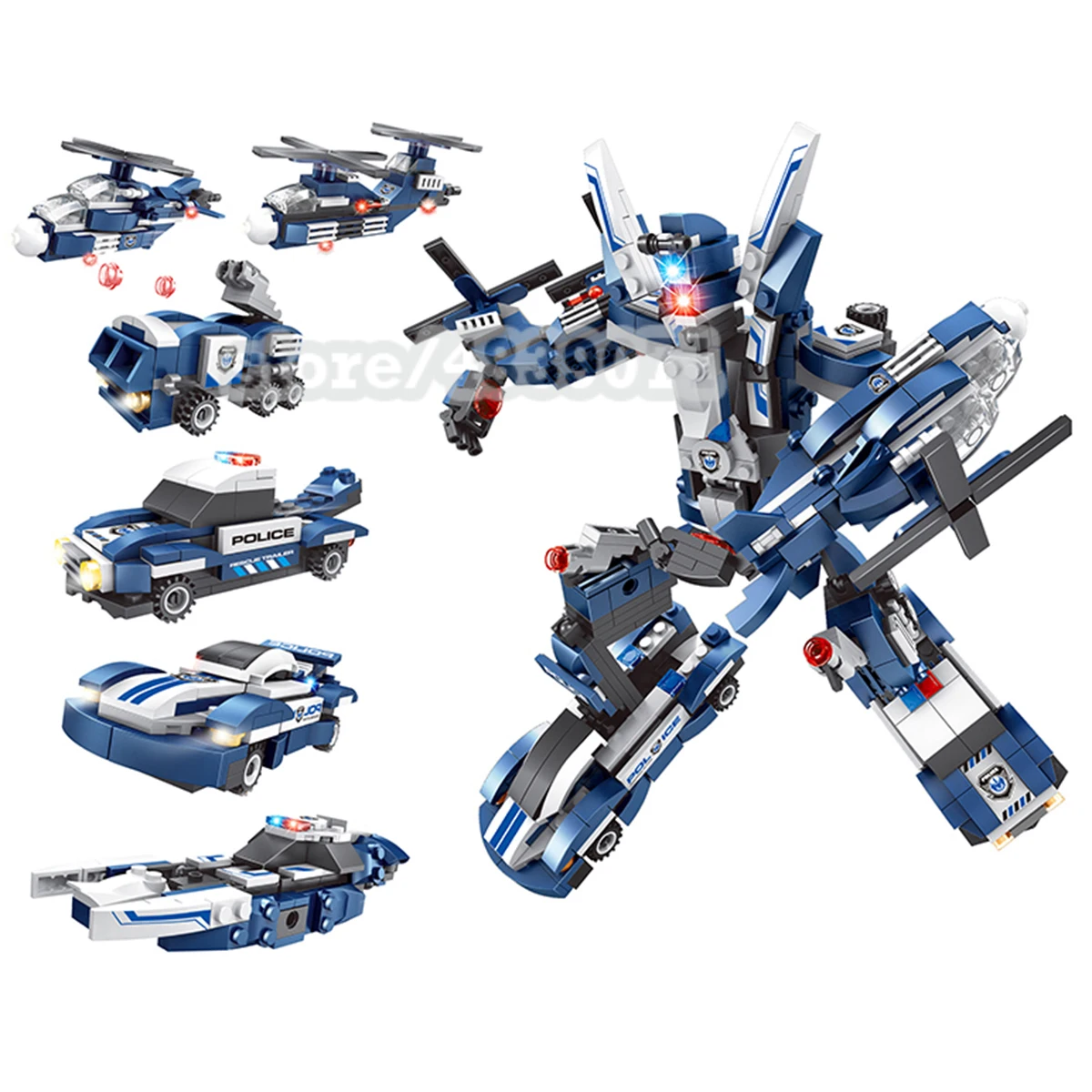 608pcs 6 in 1 Building Blocks Police Series Cars Aircraft Helicopter Educational Block Sets Vehicle Toys Bricks Gift
608pcs 6 in 1 Building Blocks Police Series Cars Aircraft Helicopter Educational Block Sets Vehicle Toys Bricks Gift