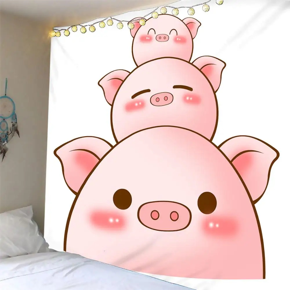 3D Pig Tapestry Printed home Decorative Rectangle Tapestries Wall Hanging Pink castle Throw Bedspread Customized Dropship
3D Pig Tapestry Printed home Decorative Rectangle Tapestries Wall Hanging Pink castle Throw Bedspread Customized Dropship