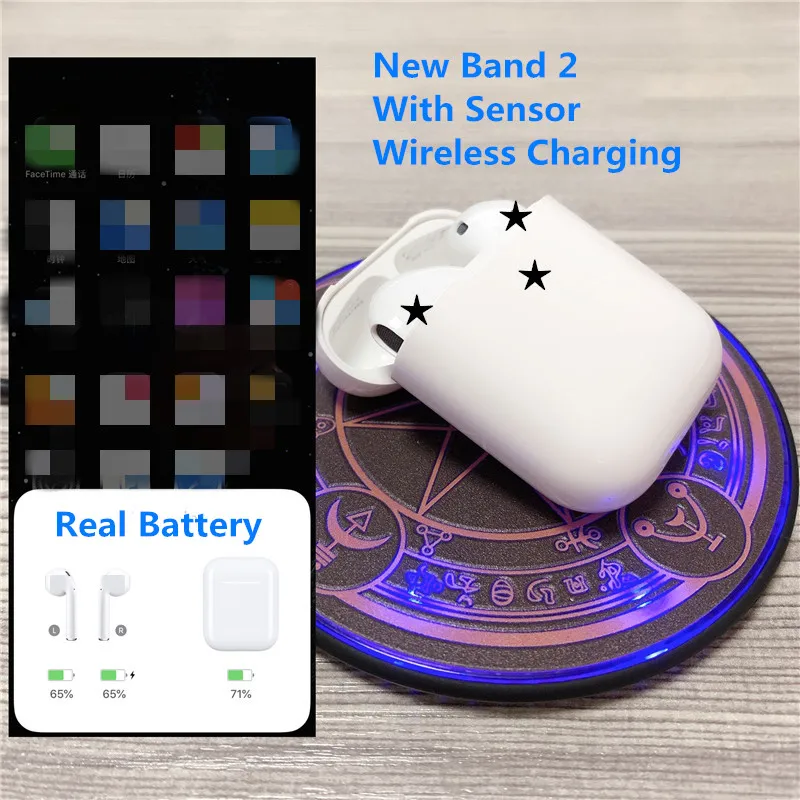 New Brand 2 with Smart Sensor and Charging Case Wireless Bluetooth Headphones Stereo Music Earphone for IOS Best quality
New Brand 2 with Smart Sensor and Charging Case Wireless Bluetooth Headphones Stereo Music Earphone for IOS Best quality