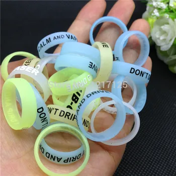 50pcs Hot Glow In The Dark Vape Bands Rubber Silicone Ecig Vape Ring Mechanical Mods RDA RBA Mahattan Apollo Subtank Atlantis V2
50pcs Hot Glow In The Dark Vape Bands Rubber Silicone Ecig Vape Ring Mechanical Mods RDA RBA Mahattan Apollo Subtank Atlantis V2