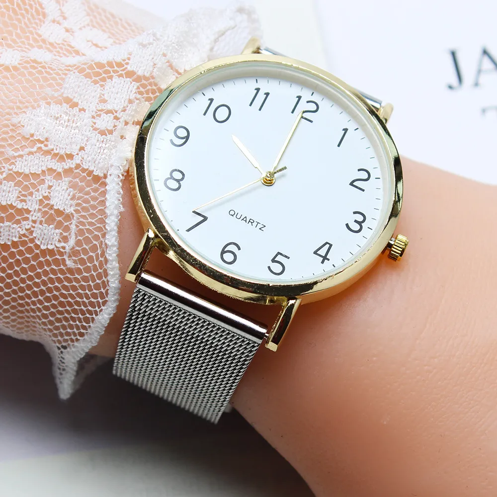 Fashion Ladies Watch Stainless Steel Analog Analog Watch Bracelet New relogio masculino feminino reloj mujer watch men women
Fashion Ladies Watch Stainless Steel Analog Analog Watch Bracelet New relogio masculino feminino reloj mujer watch men women
