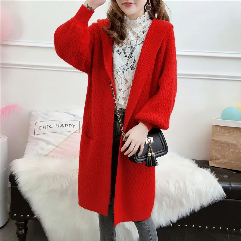 2019 new winter long section of new winter hooded cardigan cashmere sweater coat plus thick warm woman knitting sweaters
2019 new winter long section of new winter hooded cardigan cashmere sweater coat plus thick warm woman knitting sweaters