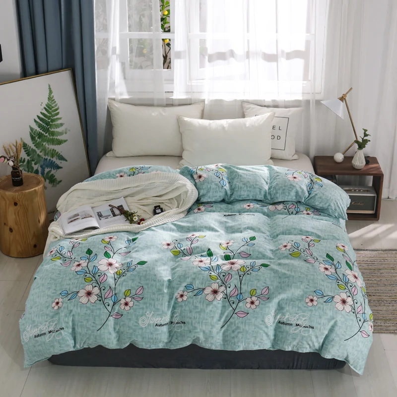 1pc Spring Floral Printed Duvet Cover Aloe Cotton Quilt Cover 150*200cm,180*220cm,200*230cm,220*240cm Comforter Cover Bed Sets
1pc Spring Floral Printed Duvet Cover Aloe Cotton Quilt Cover 150*200cm,180*220cm,200*230cm,220*240cm Comforter Cover Bed Sets