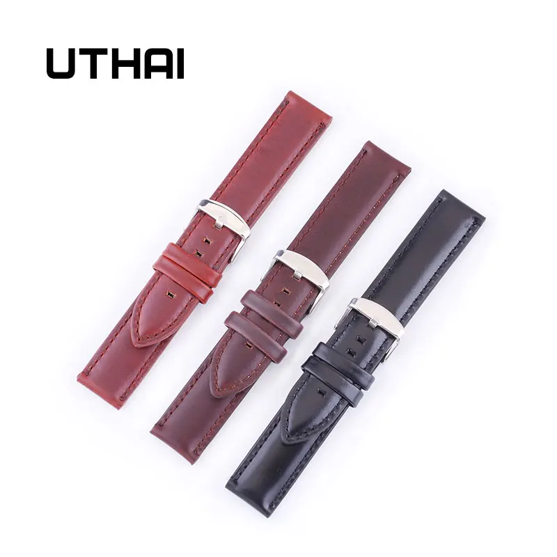 UTHAI P03 20mm Calf Genuine Leather Watch Band Alligator Grain Watch Strap for Tissot Seiko Oil wax leather 22mm Watch Band
UTHAI P03 20mm Calf Genuine Leather Watch Band Alligator Grain Watch Strap for Tissot Seiko Oil wax leather 22mm Watch Band