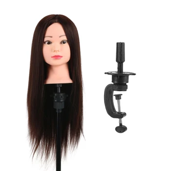 Training Head 80% Real Human Hair Manikin Head Hairdressing Dummy Head Salon Head + Hair Clamp Holder for Hair Practice
Training Head 80% Real Human Hair Manikin Head Hairdressing Dummy Head Salon Head + Hair Clamp Holder for Hair Practice