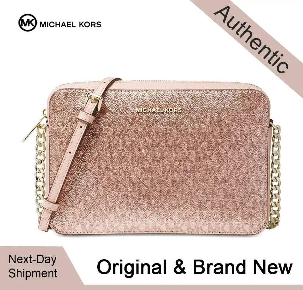 michael kors metallic crossbody