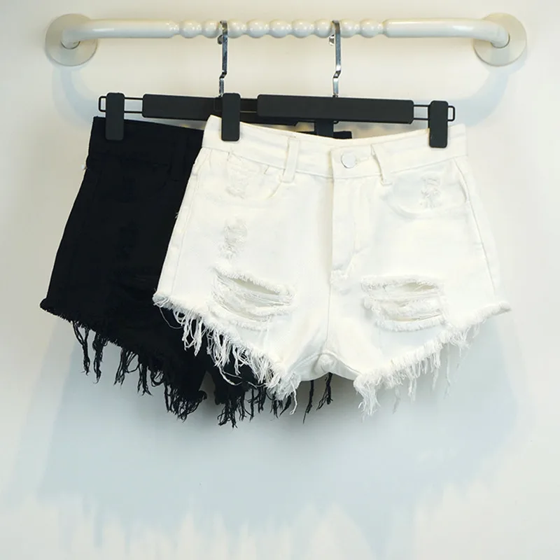 2017 summer new white Black hole loose denim shorts female simple burrs Slim thin shorts Fashion Casual Women Short Denim Z2260
2017 summer new white Black hole loose denim shorts female simple burrs Slim thin shorts Fashion Casual Women Short Denim Z2260