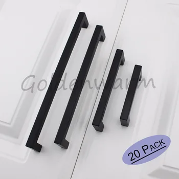 Square Cupboard Drawer Handles Stainless Steel Black Kitchen Cabinet Door Handles Furniture Hardware Drawer Pulls Knobs 20Pack
Square Cupboard Drawer Handles Stainless Steel Black Kitchen Cabinet Door Handles Furniture Hardware Drawer Pulls Knobs 20Pack