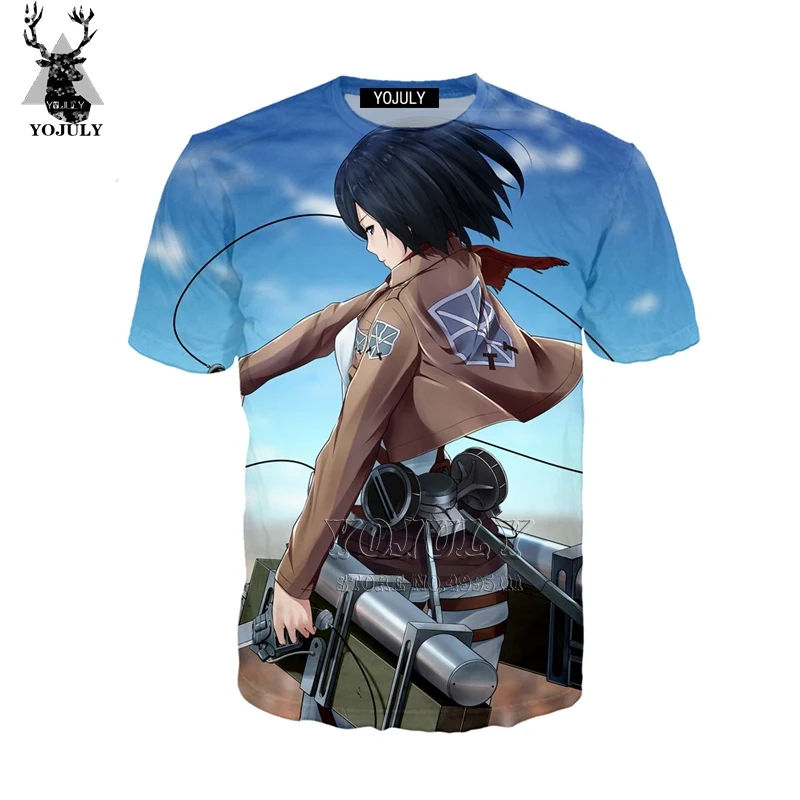 YOJULY 3D Print Unisex Anime Shingeki No Kyojin Attack on Titan Mikasa T-shirt/Tshirt/Sweatshirt/Hooded hoodies/Zipper Coat A268
YOJULY 3D Print Unisex Anime Shingeki No Kyojin Attack on Titan Mikasa T-shirt/Tshirt/Sweatshirt/Hooded hoodies/Zipper Coat A268